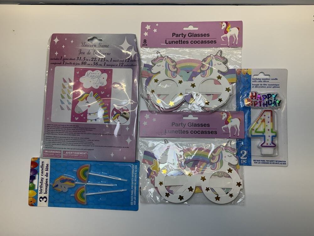 Unicorn Birthday Party Supplies